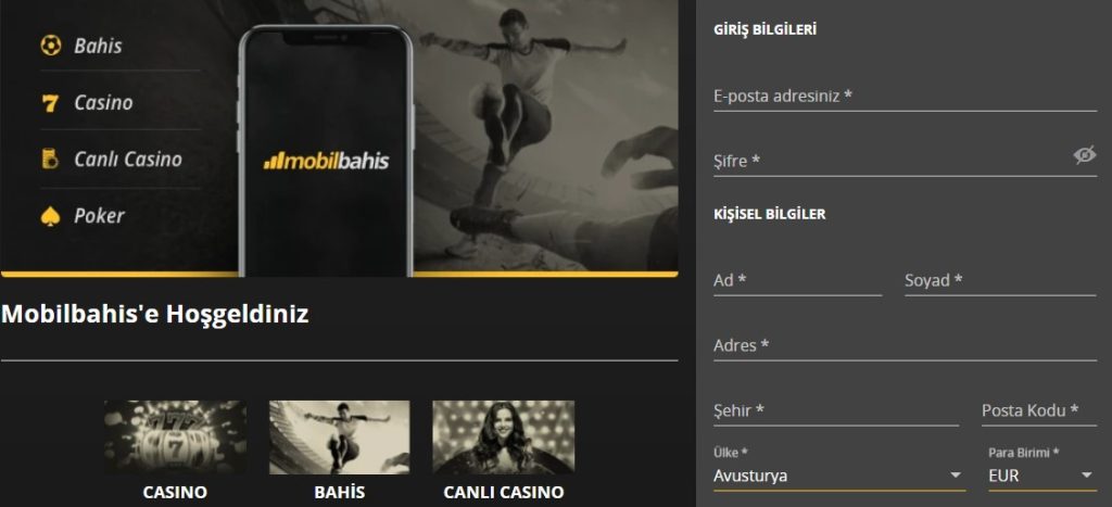 Mobilbahis720 Giriş Bilgileri