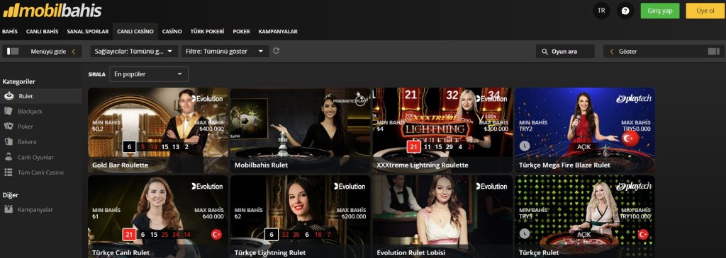 Mobilbahis721 Casino Giriş