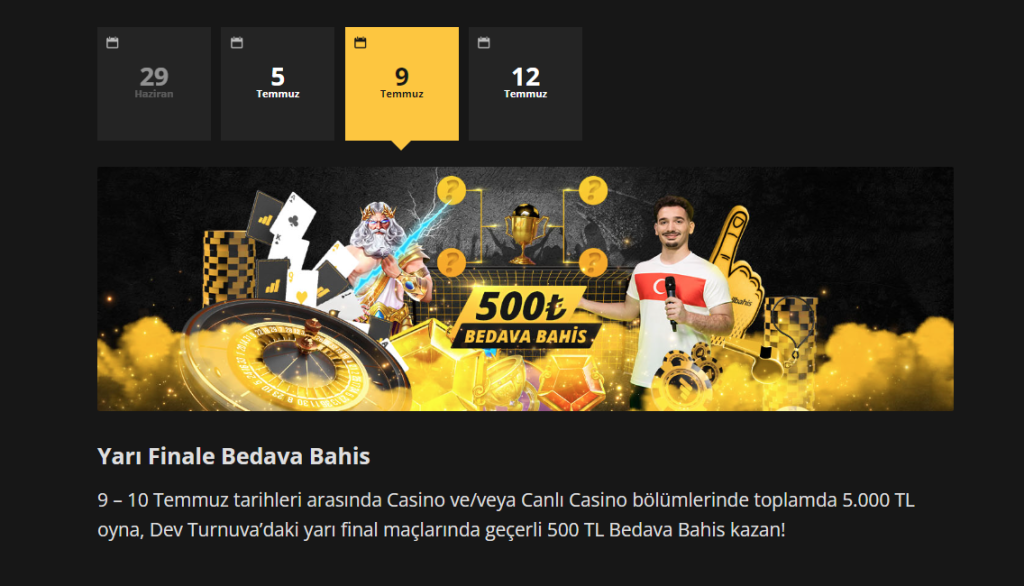 Yarı Final EURO 2024 bedava bahis