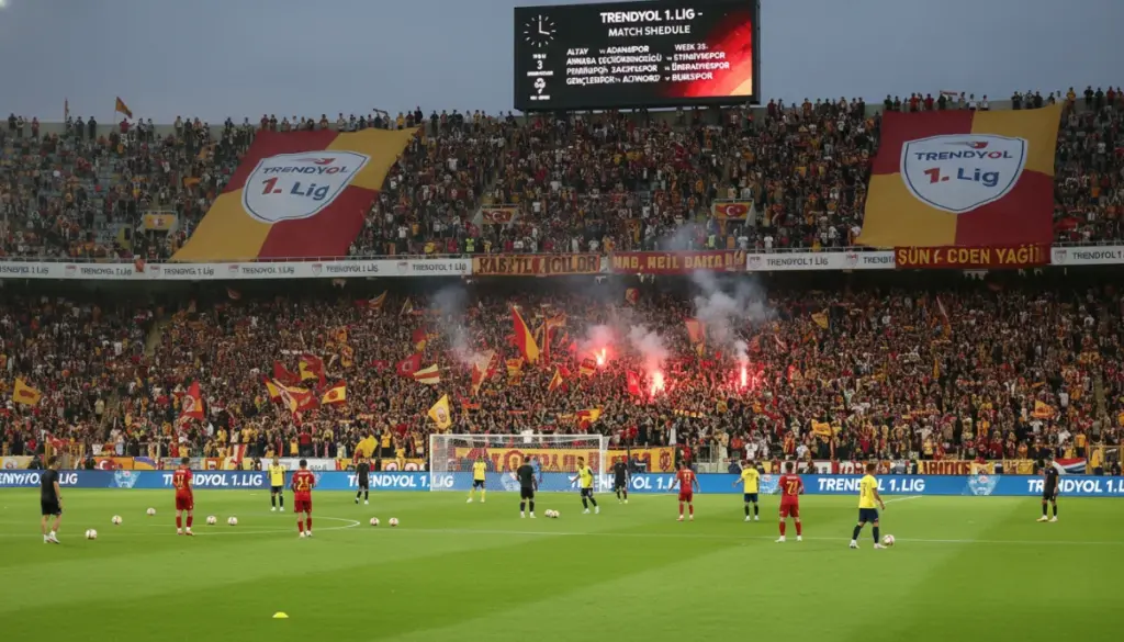 Trendyol 1. Lig’de 33, 34 ve 35. Haftaların Maç Programı Duyuruldu